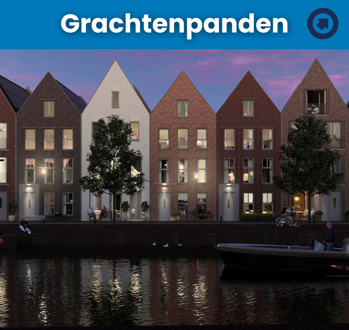 Grachtenpanden Leeuwarden